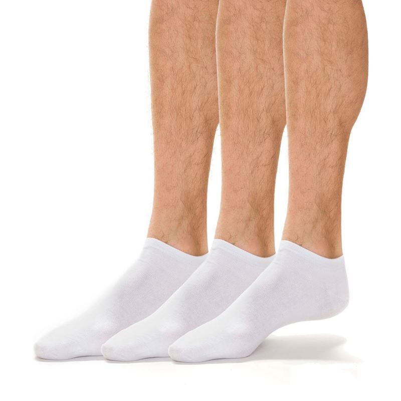 Calcetines de tobillo - sin costura - blanco: Calcetines bajos para