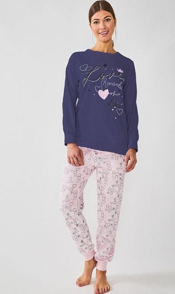 Imagen de Pijama largo Love Romantic 8951 de DIASSI